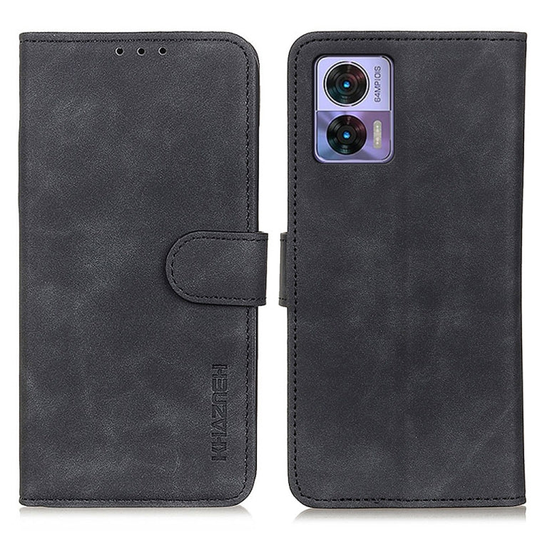 KHAZNEH Retro Texture Leather Phone Case, For Motorola Edge 30 Lite / Edge 30 Neo, For ZTE Blade V40S, For Xiaomi Redmi A1