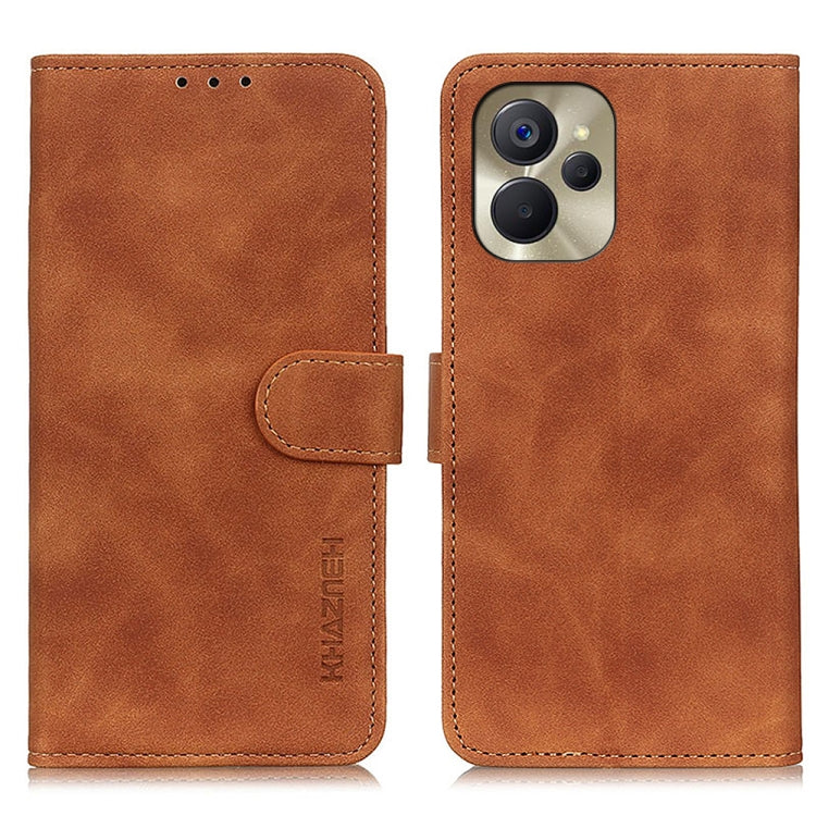 KHAZNEH Retro Texture Leather Phone Case, For Motorola Edge 30 Lite / Edge 30 Neo, For Realme 9i 5G / 10 5G, For ZTE Blade A72 5G, For ZTE Blade V40S, For Xiaomi Redmi A1