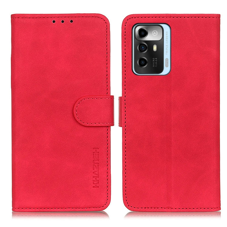 KHAZNEH Retro Texture Leather Phone Case, For Motorola Edge 30 Lite / Edge 30 Neo, For Realme 9i 5G / 10 5G, For ZTE Blade A72 5G, For ZTE Blade V40S, For Xiaomi Redmi A1