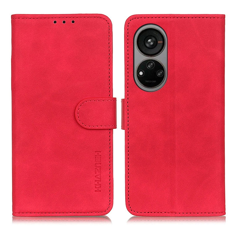 KHAZNEH Retro Texture Leather Phone Case, For Motorola Edge 30 Lite / Edge 30 Neo, For ZTE Blade V40S, For Xiaomi Redmi A1