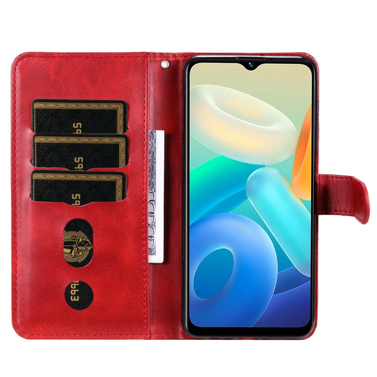 Calf Texture Zipper Leather Phone Case, For vivo Y02s, For vivo Y75 4G / S10e, For vivo Y77 5G, For Xiaomi Poco C40