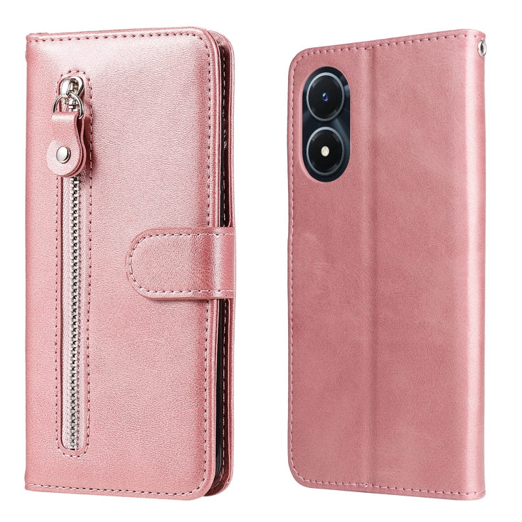 Calf Texture Zipper Leather Phone Case, For vivo Y02s, For vivo Y75 4G / S10e, For vivo Y77 5G, For Xiaomi Poco C40