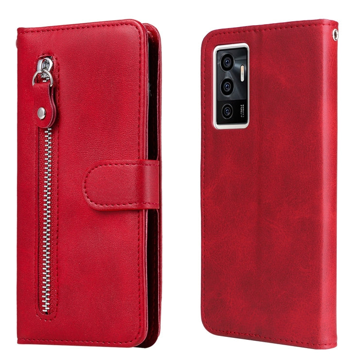 Calf Texture Zipper Leather Phone Case, For vivo Y02s, For vivo Y75 4G / S10e, For vivo Y77 5G, For Xiaomi Poco C40