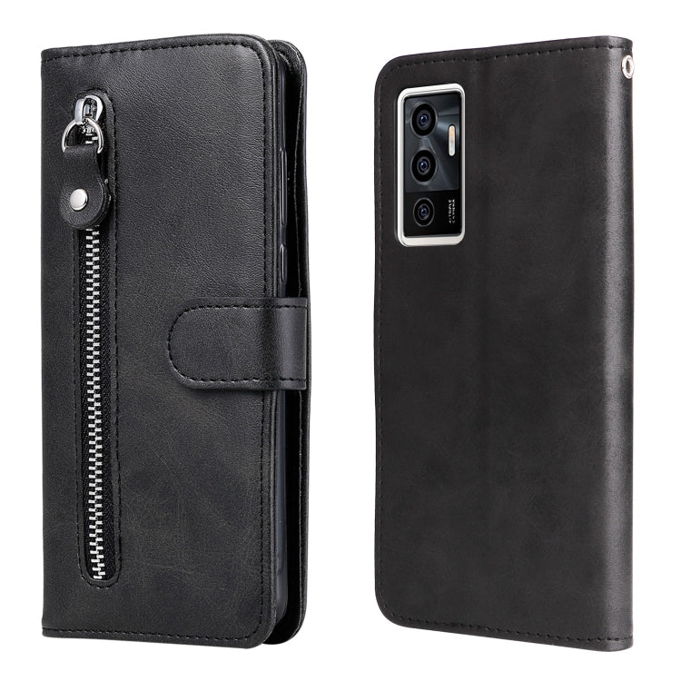 Calf Texture Zipper Leather Phone Case, For vivo Y02s, For vivo Y75 4G / S10e, For vivo Y77 5G, For Xiaomi Poco C40