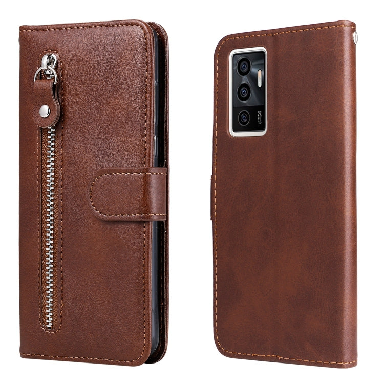 Calf Texture Zipper Leather Phone Case, For vivo Y02s, For vivo Y75 4G / S10e, For vivo Y77 5G, For Xiaomi Poco C40