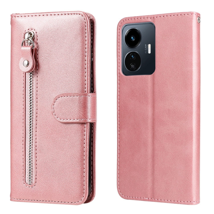 Calf Texture Zipper Leather Phone Case, For vivo Y02s, For vivo Y75 4G / S10e, For vivo Y77 5G, For Xiaomi Poco C40