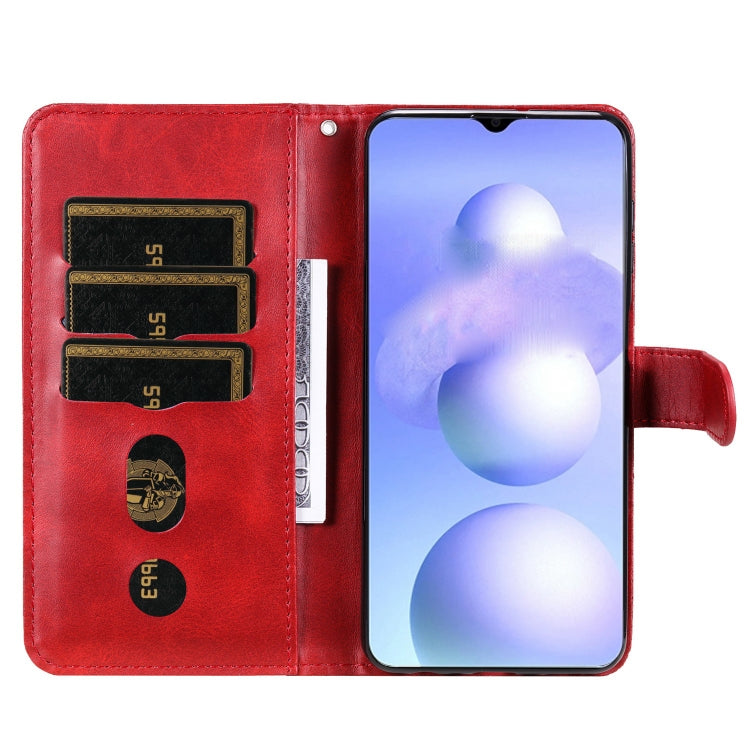 Calf Texture Zipper Leather Phone Case, For Xiaomi Poco M4 5G