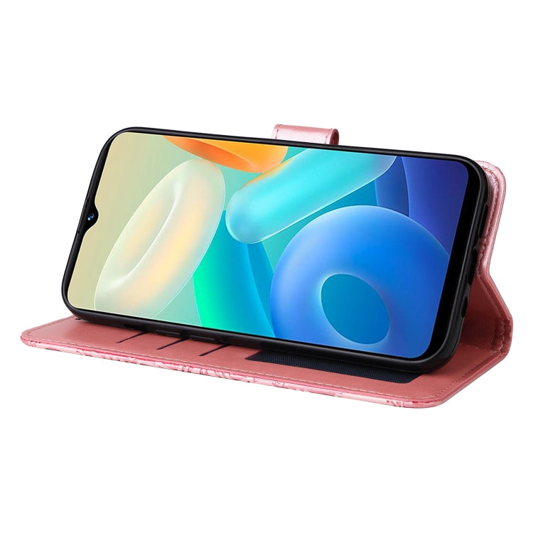 Embossed Sunflower Leather Phone Case