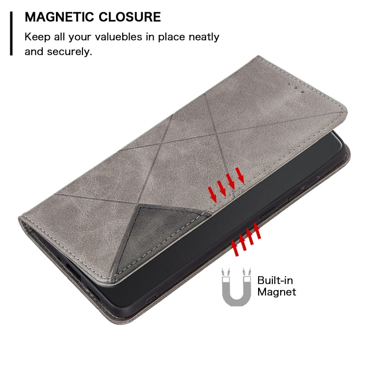 Prismatic Invisible Magnetic Leather Phone Case