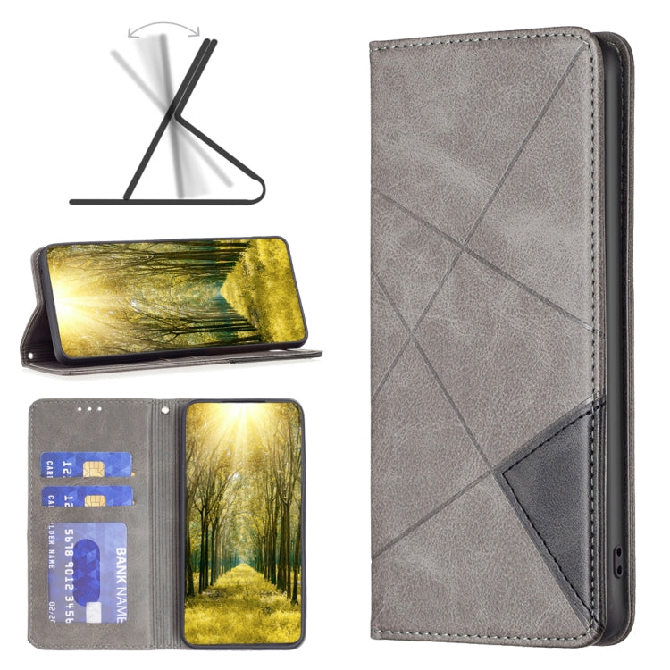 Prismatic Invisible Magnetic Leather Phone Case