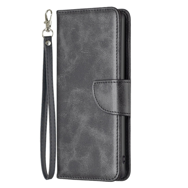 Lambskin Texture Pure Color Flip Leather Phone Case