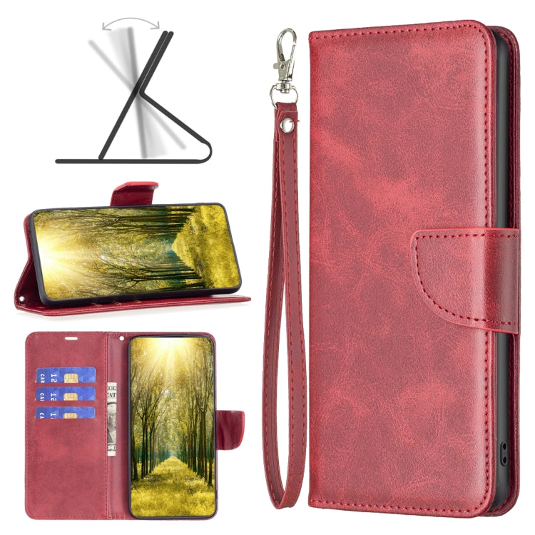 Lambskin Texture Pure Color Flip Leather Phone Case