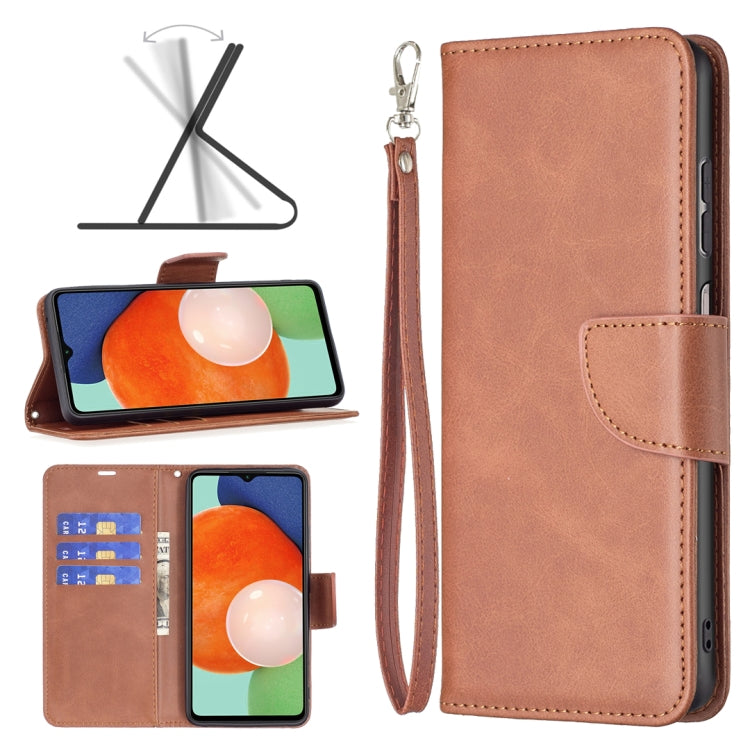 Lambskin Texture Pure Color Flip Leather Phone Case