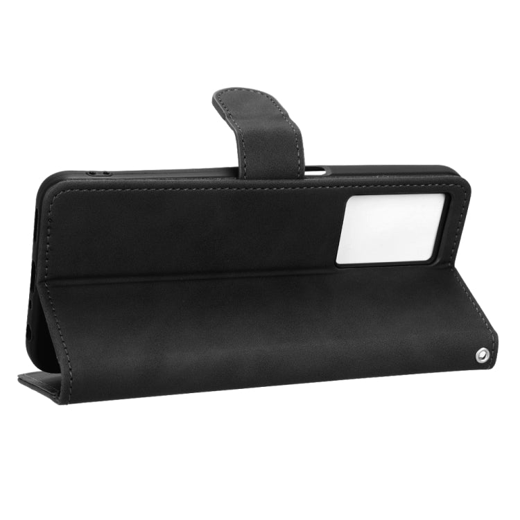 Skin Feel Magnetic Flip Leather Phone Case