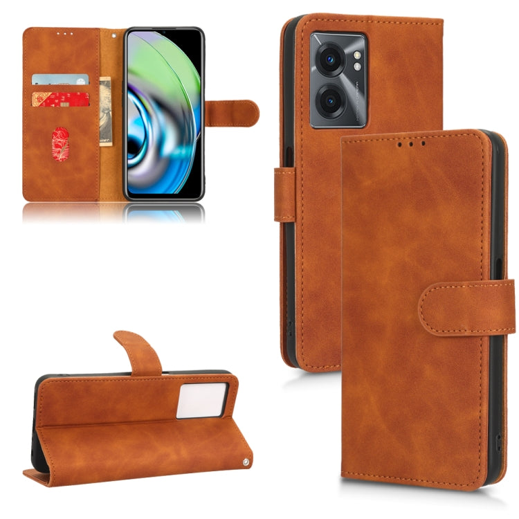 Skin Feel Magnetic Flip Leather Phone Case