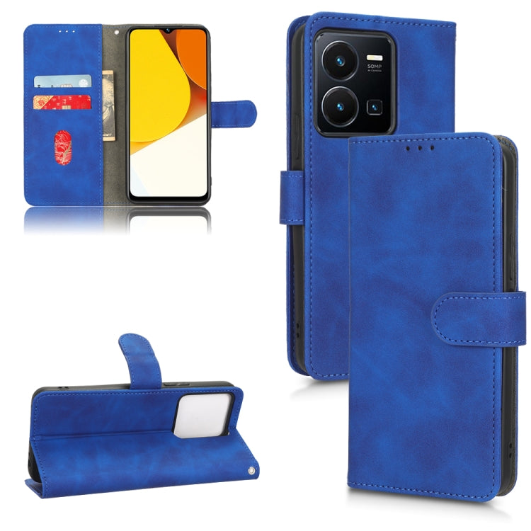 Skin Feel Magnetic Flip Leather Phone Case