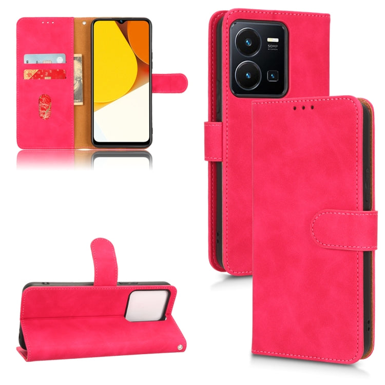 Skin Feel Magnetic Flip Leather Phone Case