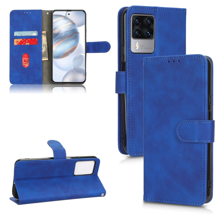 Skin Feel Magnetic Flip Leather Phone Case