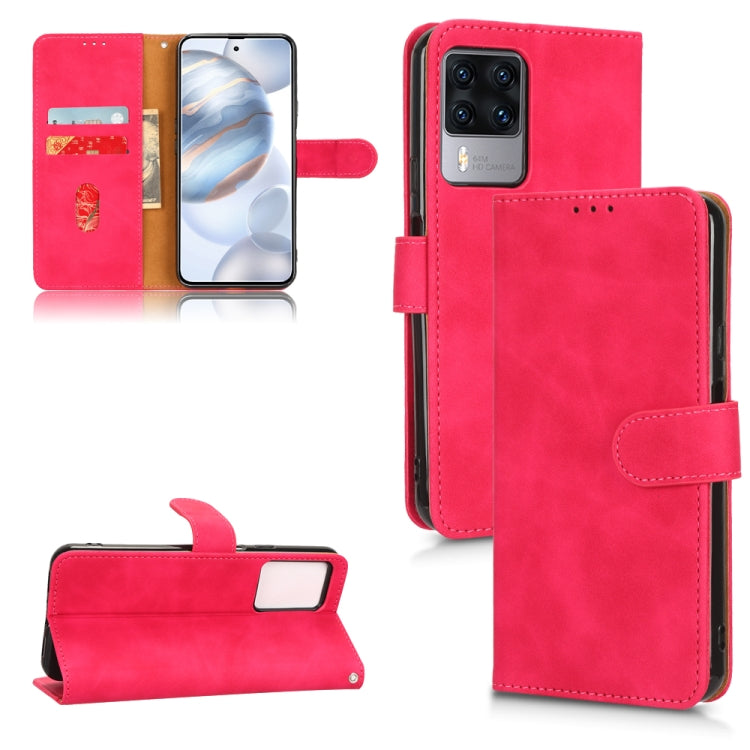 Skin Feel Magnetic Flip Leather Phone Case