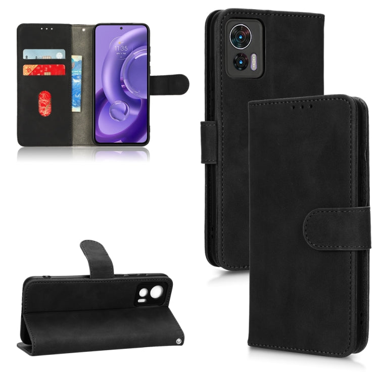 Skin Feel Magnetic Flip Leather Phone Case