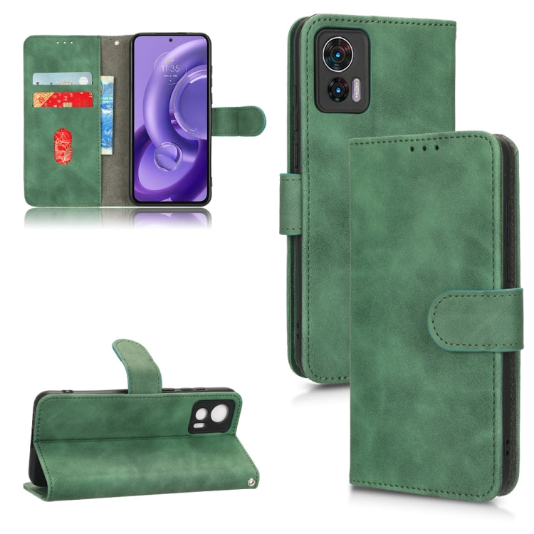 Skin Feel Magnetic Flip Leather Phone Case