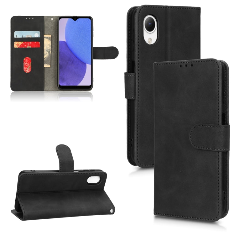Skin Feel Magnetic Flip Leather Phone Case