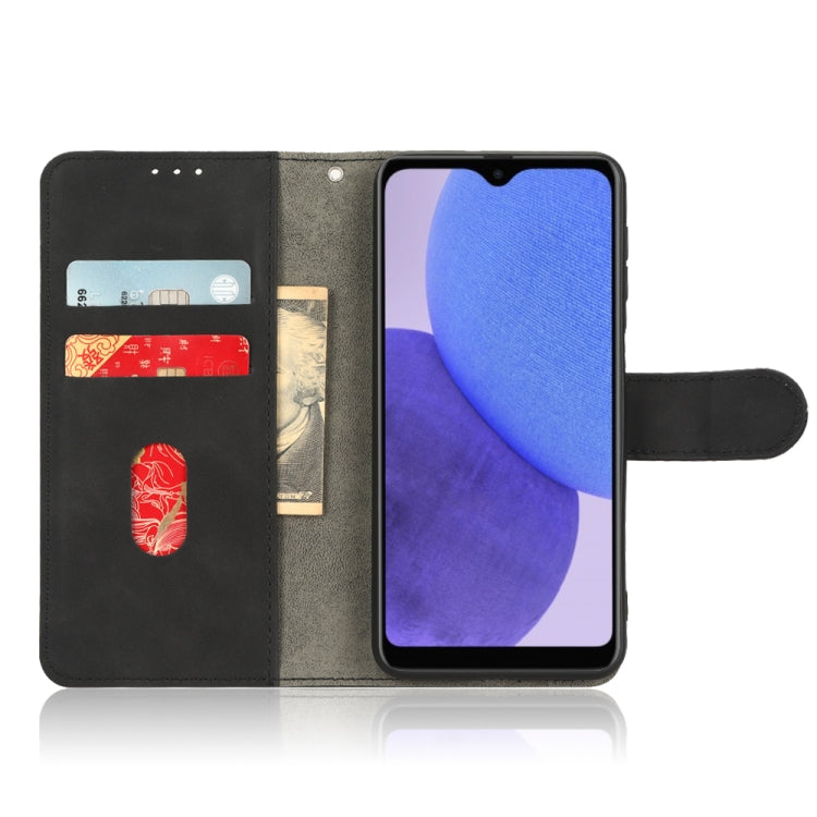 Skin Feel Magnetic Flip Leather Phone Case