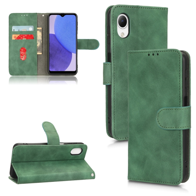Skin Feel Magnetic Flip Leather Phone Case