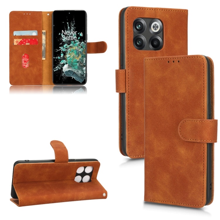 Skin Feel Magnetic Flip Leather Phone Case, For Samsung Galaxy A04 4G, For Samsung Galaxy A23e 5G / A23 5G / A23s JP Version, For Sony Xperia 5 IV, For OnePlus 10T 5G, For ZTE Blade A72 5G