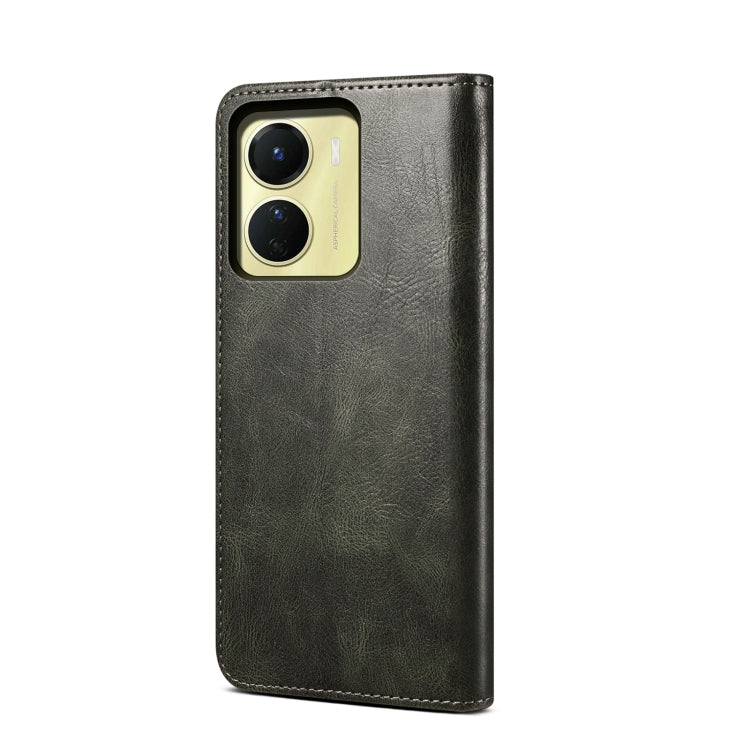 Oil Wax Crazy Horse Texture Leather Phone Case, For vivo Y16 4G Global/Y02s 4G Global, For vivo Y35 4G Global/Y22/Y22s, For vivo Y77 5G Malaysian/Y77e Global, For Huawei Mate 50