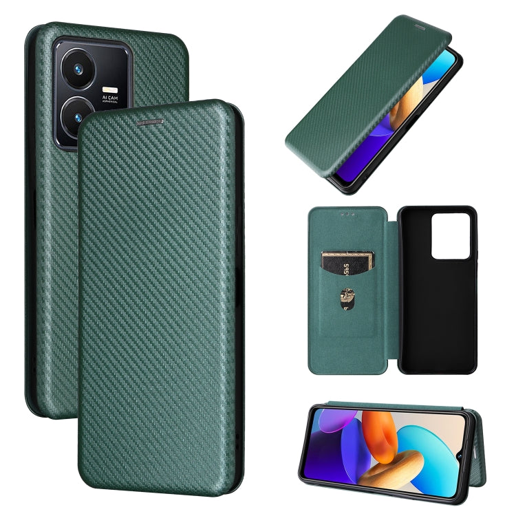 Carbon Fiber Texture Leather Phone Case, For Oukitel C31, For vivo Y22s / Y35, For Cubot X50, For Samsung Galaxy A04 4G, For Sony Xperia 5 IV, For Realme 9i