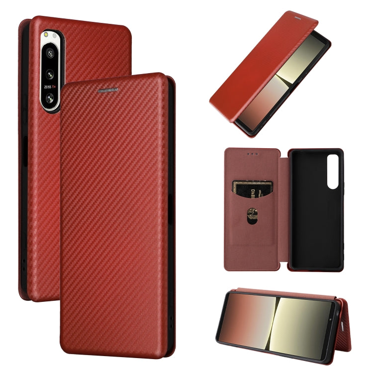 Carbon Fiber Texture Leather Phone Case, For Oukitel C31, For vivo Y22s / Y35, For Cubot X50, For Samsung Galaxy A04 4G, For Sony Xperia 5 IV, For Realme 9i