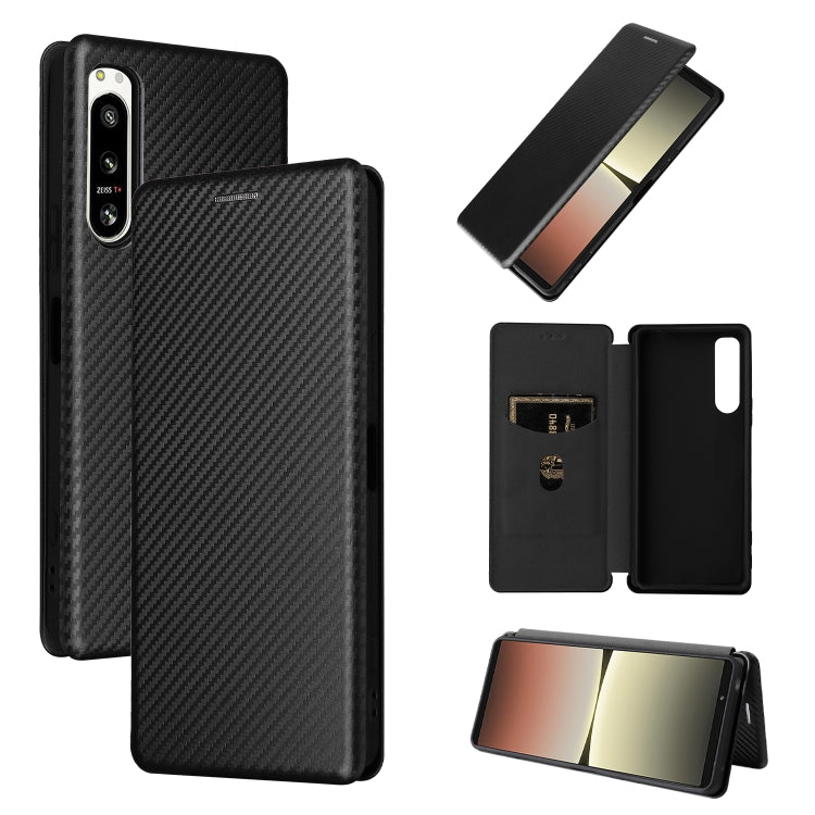 Carbon Fiber Texture Leather Phone Case, For Oukitel C31, For vivo Y22s / Y35, For Cubot X50, For Samsung Galaxy A04 4G, For Sony Xperia 5 IV, For Realme 9i