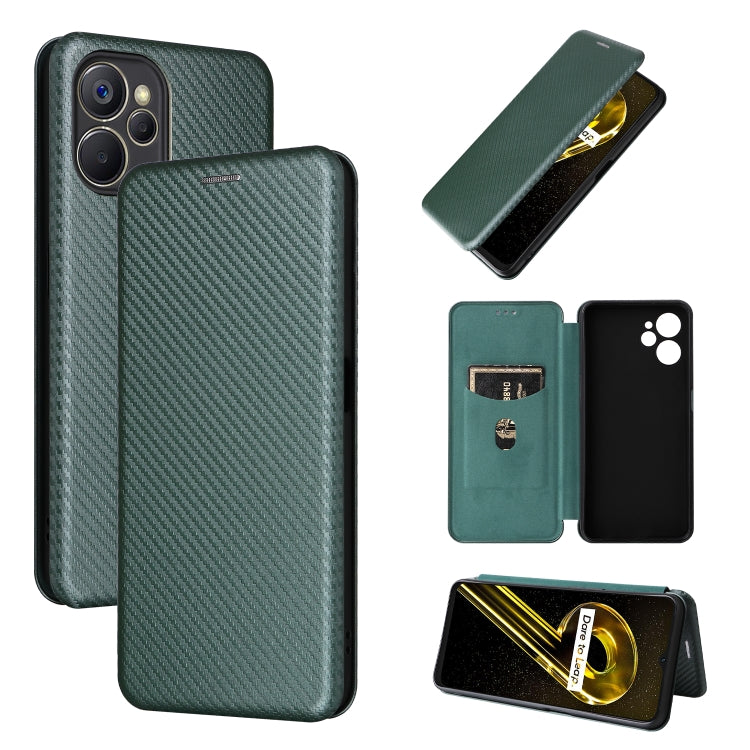 Carbon Fiber Texture Leather Phone Case, For Realme 9i, For Xiaomi Poco C40, For Xiaomi Poco M5 4G, For ZTE Axon 40 Pro