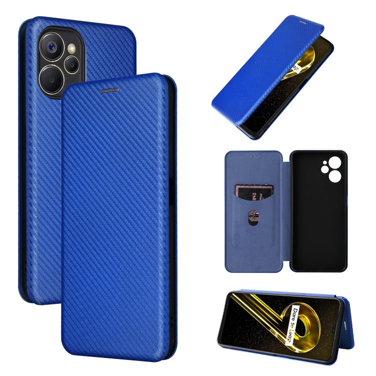 Carbon Fiber Texture Leather Phone Case, For Realme 9i, For Xiaomi Poco C40, For Xiaomi Poco M5 4G, For ZTE Axon 40 Pro