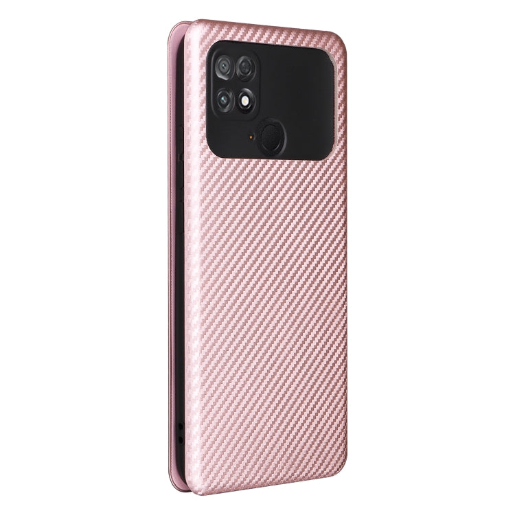 Carbon Fiber Texture Leather Phone Case, For Xiaomi Poco C40, For Xiaomi Poco M5 4G, For ZTE Axon 40 Pro