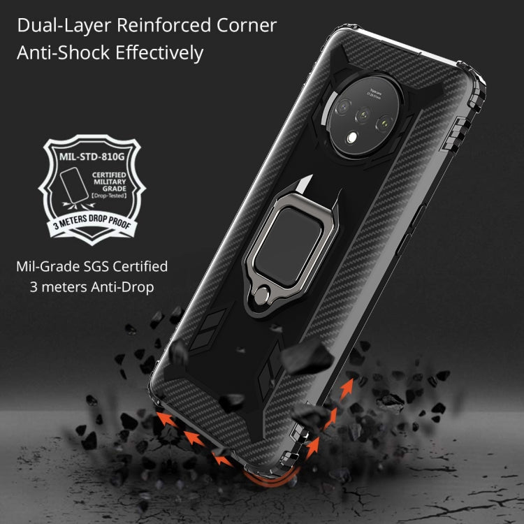 Carbon Fiber Protective Case with 360 Degree Rotating Ring Holder, For OnePlus 7T, For Galaxy M20, For OPPO A5(2020), For OPPO A9(2020) /  A11X, For OPPO Realme X2, For OPPO Realme 5S, For Xiaomi Redmi 8A / 8A Dual, For Huawei Nova 5i / P20 Lite(2019)