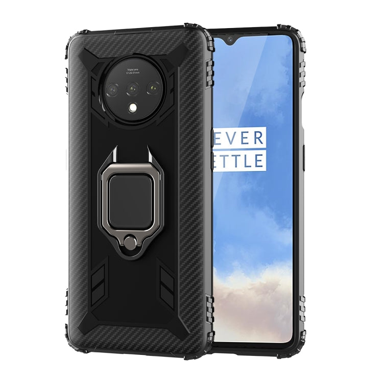 Carbon Fiber Protective Case with 360 Degree Rotating Ring Holder, For OnePlus 7T, For Galaxy M20, For OPPO A5(2020), For OPPO A9(2020) /  A11X, For OPPO Realme X2, For OPPO Realme 5S, For Xiaomi Redmi 8A / 8A Dual, For Huawei Nova 5i / P20 Lite(2019)