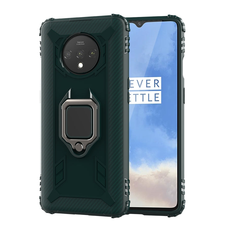 Carbon Fiber Protective Case with 360 Degree Rotating Ring Holder, For OnePlus 7T, For Galaxy M20, For OPPO A5(2020), For OPPO A9(2020) /  A11X, For OPPO Realme X2, For OPPO Realme 5S, For Xiaomi Redmi 8A / 8A Dual, For Huawei Nova 5i / P20 Lite(2019)