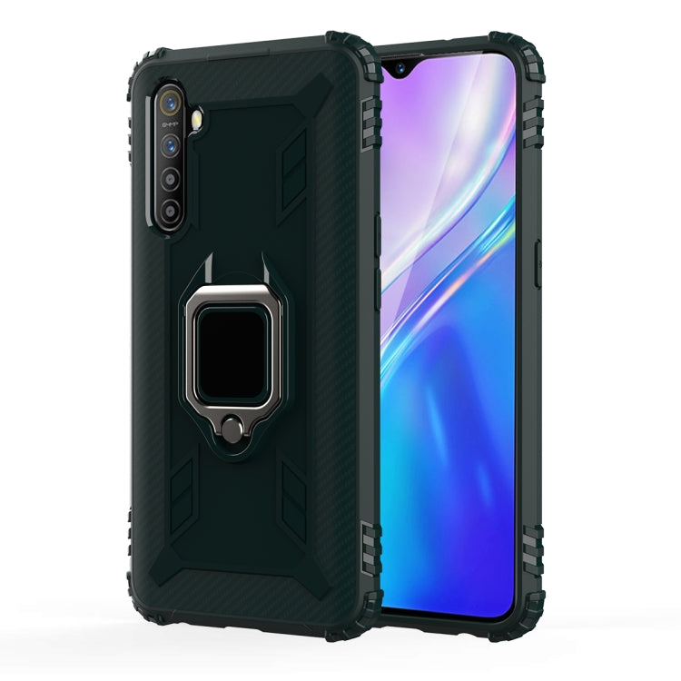 Carbon Fiber Protective Case with 360 Degree Rotating Ring Holder, For OnePlus 7T, For Galaxy M20, For OPPO A5(2020), For OPPO A9(2020) /  A11X, For OPPO Realme X2, For OPPO Realme 5S, For Xiaomi Redmi 8A / 8A Dual, For Huawei Nova 5i / P20 Lite(2019)