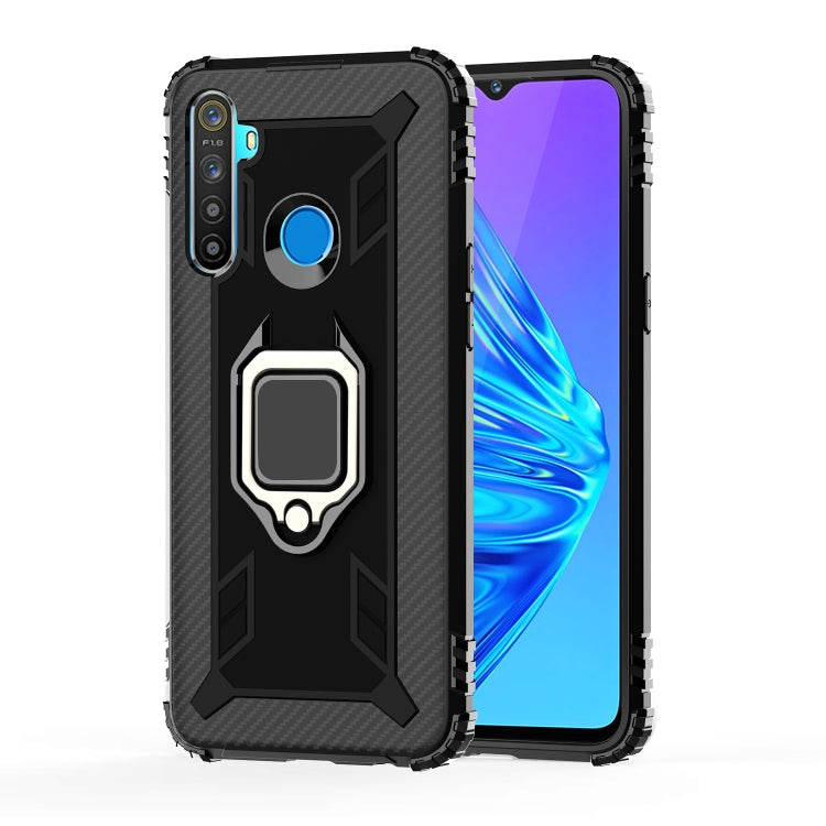 Carbon Fiber Protective Case with 360 Degree Rotating Ring Holder, For OnePlus 7T, For Galaxy M20, For OPPO A5(2020), For OPPO A9(2020) /  A11X, For OPPO Realme X2, For OPPO Realme 5S, For Xiaomi Redmi 8A / 8A Dual, For Huawei Nova 5i / P20 Lite(2019)