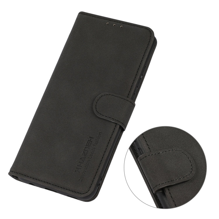 KHAZNEH Matte Texture Leather Phone Case, For Motorola Moto E22 / E22i, For Realme C33 4G