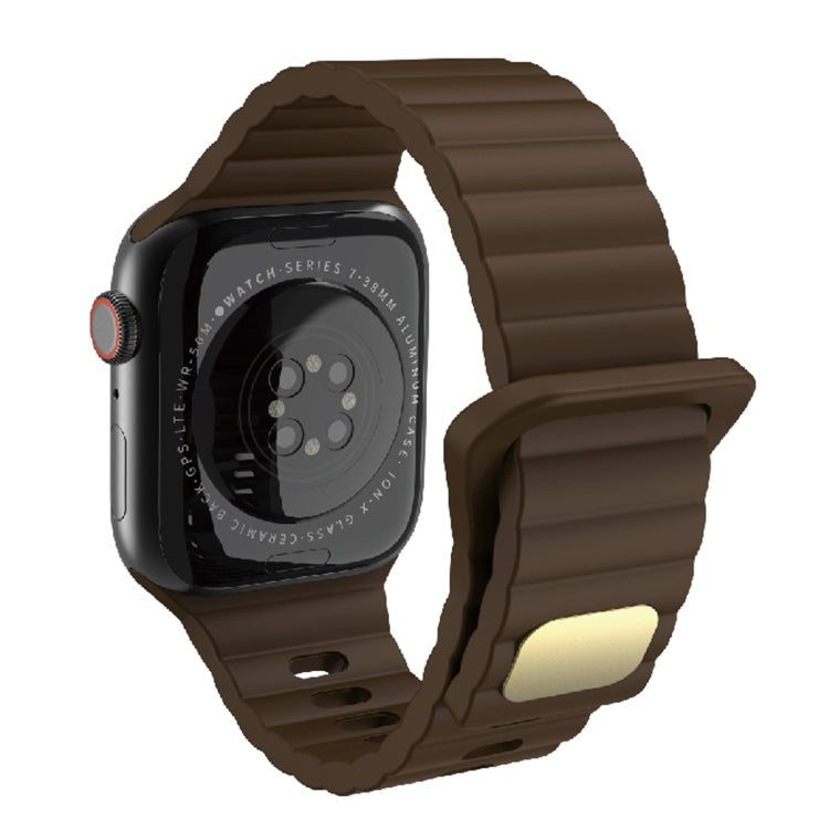 Breathable Skin-friendly Silicone For Apple Watch, Ultra 49mm / Series 8&7 45mm / SE   2&6&SE&5&4 44mm / 3&2&1 42mm, Series 8&7 41mm / SE 2&6&SE&5&4 40mm /   3&2&1 38mm