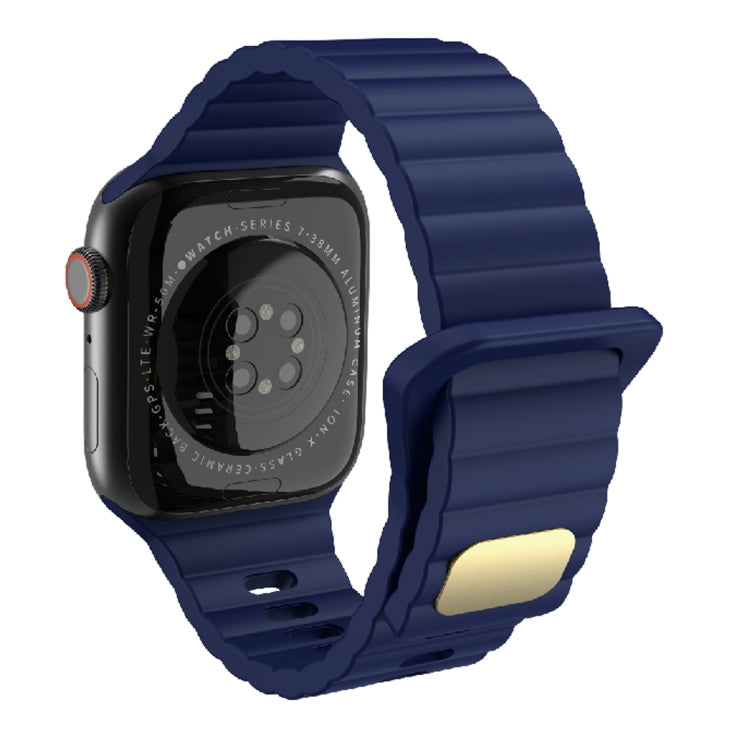 Breathable Skin-friendly Silicone For Apple Watch, Ultra 49mm / Series 8&amp;7 45mm / SE 2&amp;6&amp;SE&amp;5&amp;4 44mm / 3&amp;2&amp;1 42mm, Series 8&amp;7 41mm / SE 2&amp;6&amp;SE&amp;5&amp;4 40mm / 3&amp;2&amp;1 38mm