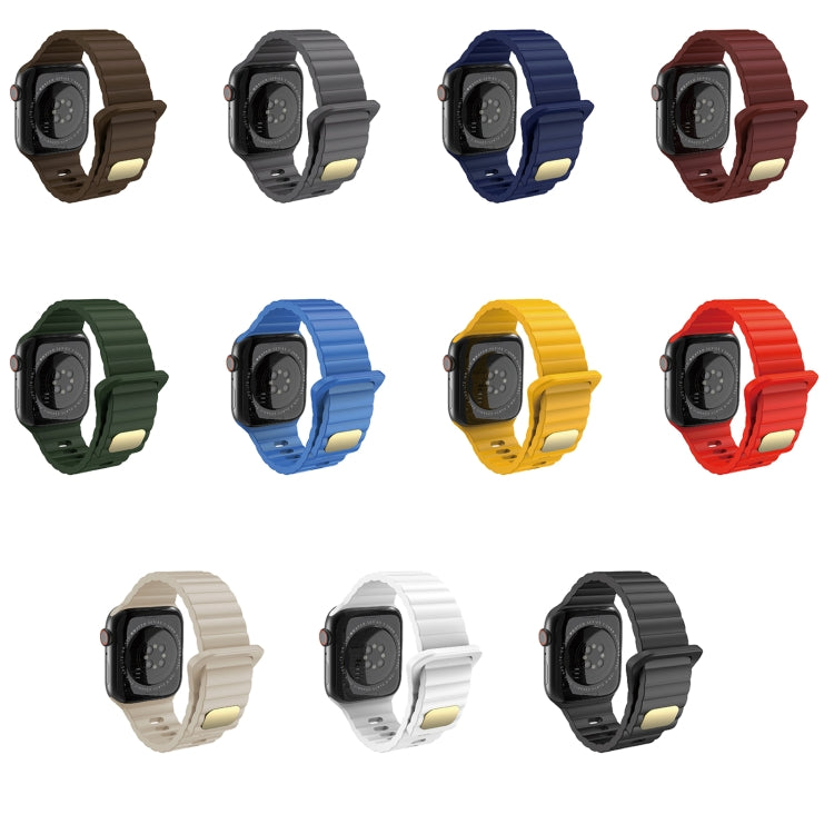 Breathable Skin-friendly Silicone For Apple Watch, Ultra 49mm / Series 8&amp;7 45mm / SE 2&amp;6&amp;SE&amp;5&amp;4 44mm / 3&amp;2&amp;1 42mm, Series 8&amp;7 41mm / SE 2&amp;6&amp;SE&amp;5&amp;4 40mm / 3&amp;2&amp;1 38mm