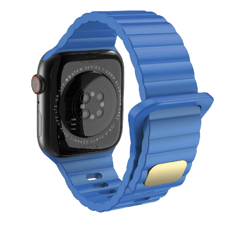 Breathable Skin-friendly Silicone For Apple Watch, Ultra 49mm / Series 8&amp;7 45mm / SE 2&amp;6&amp;SE&amp;5&amp;4 44mm / 3&amp;2&amp;1 42mm, Series 8&amp;7 41mm / SE 2&amp;6&amp;SE&amp;5&amp;4 40mm / 3&amp;2&amp;1 38mm