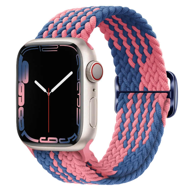Buckle Nylon Braided Watch Band, For Apple Watch Ultra 49mm / Series 8&amp;7 45mm / SE 2&amp;6&amp;SE&amp;5&amp;4 44mm / 3&amp;2&amp;1 42mm, For Apple Watch Series 8&amp;7 41mm / SE 2