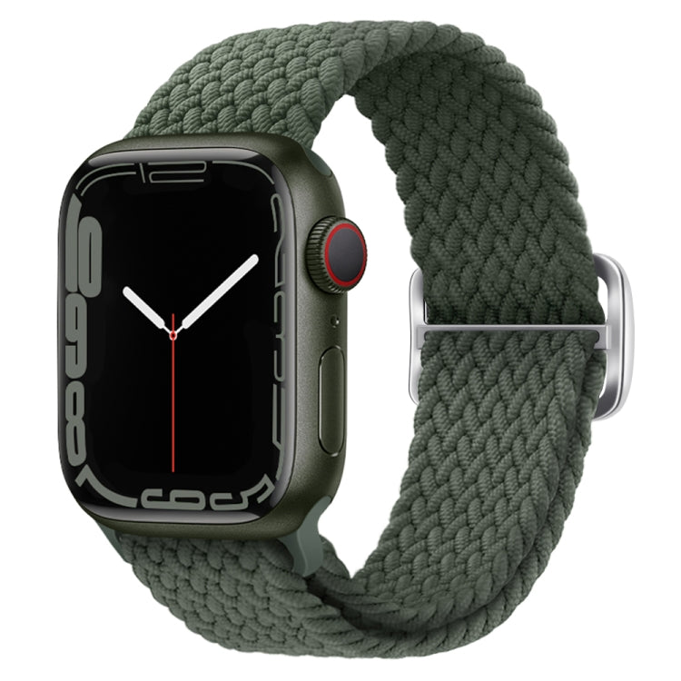 Buckle Nylon Braided Watch Band, For Apple Watch Series 8&amp;7 41mm / SE 2&amp;6&amp;SE&amp;5&amp;4 40mm / 3&amp;2&amp;1 38mm