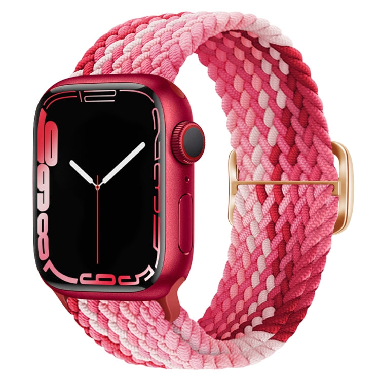 Buckle Nylon Braided Watch Band, For Apple Watch Series 8&amp;7 41mm / SE 2&amp;6&amp;SE&amp;5&amp;4 40mm / 3&amp;2&amp;1 38mm