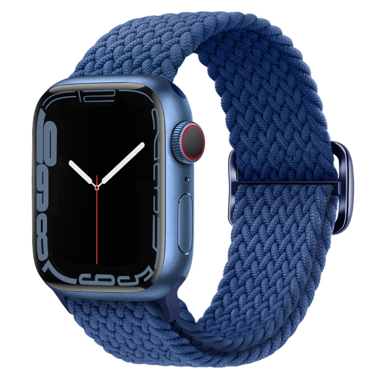 Buckle Nylon Braided Watch Band, For Apple Watch Series 8&amp;7 41mm / SE 2&amp;6&amp;SE&amp;5&amp;4 40mm / 3&amp;2&amp;1 38mm